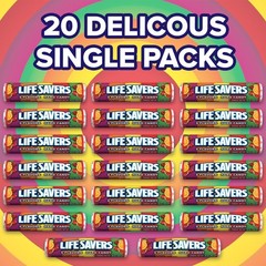 LIFE SAVERS 5 Flavors Hard Candy Bulk Pack, 1.14 oz Roll (Pack of 20)