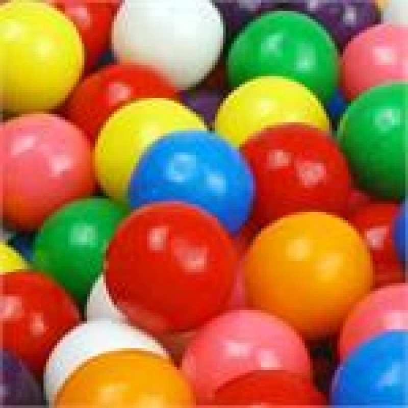 5 LB FIVE POUND DUBBLE BUBBLE 1/2 HALF INCH 15MM GUMBALLS BULK CANDY GOODY BAGS