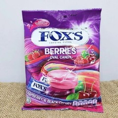 FOX’s Crystal Clear Candy 125g | HALAL | Fruit, Berries, Ship from Malaysia