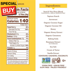 Honey Cinnamon Seed & Nut Flour Sweet Thins, Paleo Friendly & Delicious Sweet Th