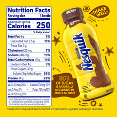 Nestlé NESQUIK Chocolate Lowfat Milk Ready to Drink 14 oz X 10 PACK SAMEDAYSHIP!