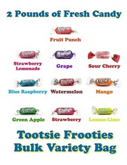 Fruities 10 Flavors – 2 LB Bulk Candy – Assorted Flavor – Gluten Free -Taffies