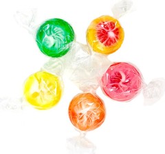 SweetGourmet Assorted Citrus Slices Wrapped Hard Candy Wrapped |