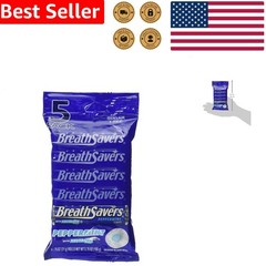 Sugar Free Mints, Peppermint Pack of 5 Neutrazin Instant Bad Breath Neutralizer