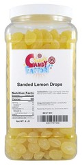 Bulk Sanded Lemon Drops – Gluten-Free Candy 96 oz