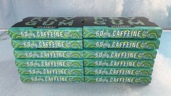 Rev Energy Gum Spearmint 12 Pack, 6 Ct. Each, BB 2/27, 60 mg Caffeine Sugar-Free