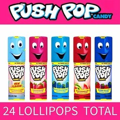 Push Pop Variety Pack Candy, 0.5 oz. (24-Pack)