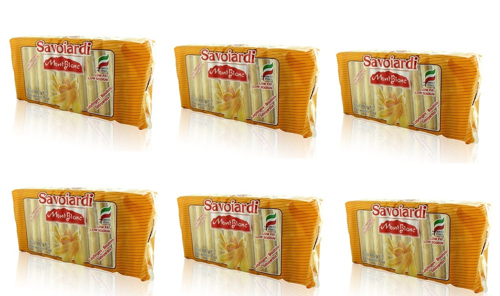 6 Pack – SAVOIARDI, Mont Blanc Ladyfingers – 7 oz /each