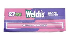 Welch’s Giant Freeze Pops Soda Variety Pack 27 Count Ice Pops Summer Snack