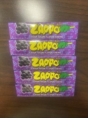 Zappo Chews Sour Grape Lot Of 5 Treat Party Favours Candy Bulk EX 6/26