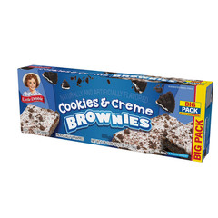 Snack Cakes, Little Debbie Big Pack Cookies & Creme Brownies-free shipping