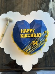 Heart Cake And Cookies (can Be customized)