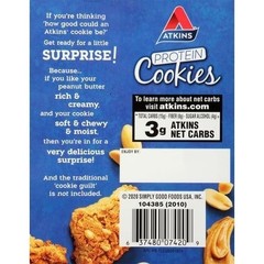 Peanut Butter Protein Cookie Keto Friendly Low Carb Dessert 4 Count