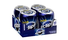 ECLIPSE Winterfrost Sugarfree Gum, 60 Count (Pack of 4) 11/2026