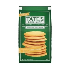 TATE’S BAKE SHOP Thin Crispy LEMON COOKIES 2 BAGS 7 oz per Bag 14 oz Total 10/26