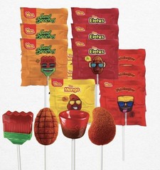 Vero Banda Fuego Mix Assorted Chili Lollipops Individually Wrapped – 1 Pound