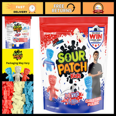 Soft & Chewy Red, White & Blue Gummy Candy – SOUR PATCH KIDS, 1.8 lb Bulk Treats