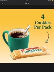 Nabisco Lorna Doone Shortbread Cookies, Case of 120 Cookie Packs