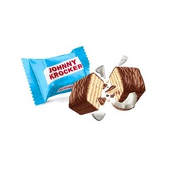 Ukrainian Sweet ROSHEN Crunchy Wafer Candy “Johnny Krocker” Coconut 200g 7oz