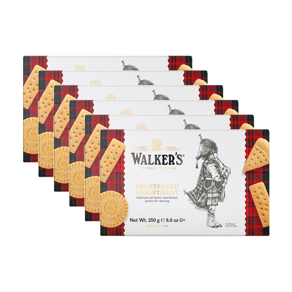 Walkers Shortbread Cookies 6 Boxes Bunch of Five Packs Scottish Treats