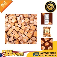 Individually Wrapped Vanilla Caramels – 2 Pound Bulk Pack for Parties & Gifting