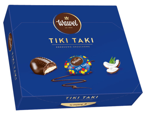 Wawel TIKI TAKI – Coconut – Nuts Filling Chocolate Box 330g / 11.64oz