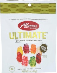 Exotic Fruit Gummi Bears 5oz – Naturally Delicious Chewy Candy by Albanese