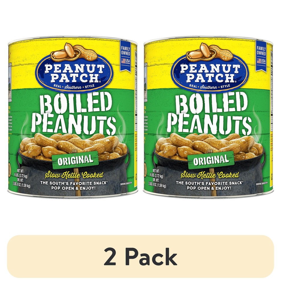 (2 pack) Original Boiled Peanuts, 96 oz