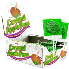 Caramel Apple Pops 48 Count Candy Pack Sweet Treats for Kids and Parties