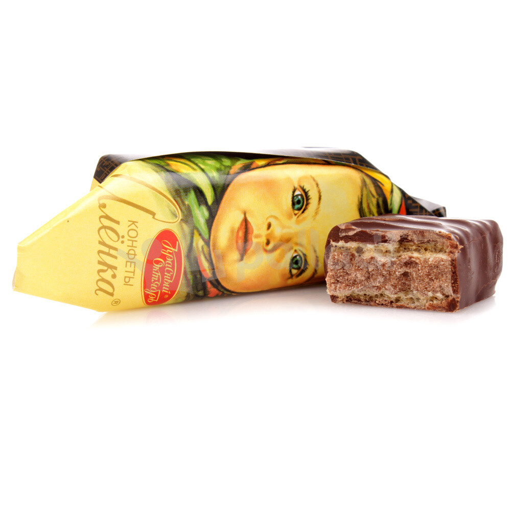 Russian Chocolate Wafer & Praline Layers Candy Alenka 0.5 lb Аленка Alyonka