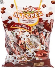 Korovka- Russian Chocolate Wafer Cookies, 250g/8.8 Oz,