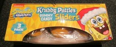 Spongebob Squarepants Krabby Patties Gummy Candy Sliders (Packof 3)