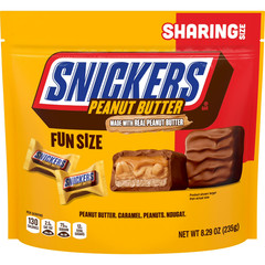 Snickers Fun Size Peanut Butter Chocolate Bars 8.29 oz – FREE SHIPPING