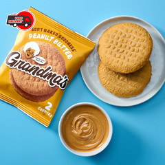 Grandma’s Cookies, Peanut Butter, 2.5 Ounce (Pack Of 10)