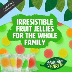 Heaven & Earth Assorted Hand Crafted Fruit Jellies in Resealable Tray 14 oz