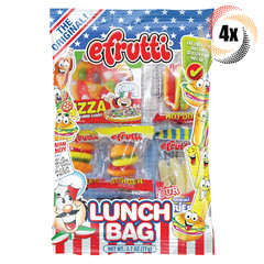 4x Packs eFrutti The Original Lunch Bag Gummy Candy | 2.7oz | Fast Shipping