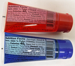10 tubes ICEE Squeeze Candy Blue Raspberry & Red Cherry 2.1 fl oz NEW Sealed lot