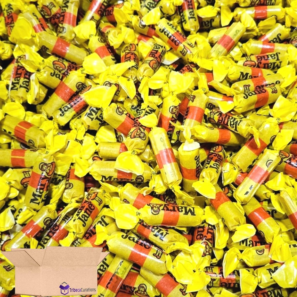 Bite Size Mary Jane Peanut Butter Candy Value Pack | 5 Pound Bulk Bag