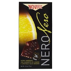 Perugian Black Chocolate Tablet With Lime And Ginger Peel | 2,6 Oz /75 Gr