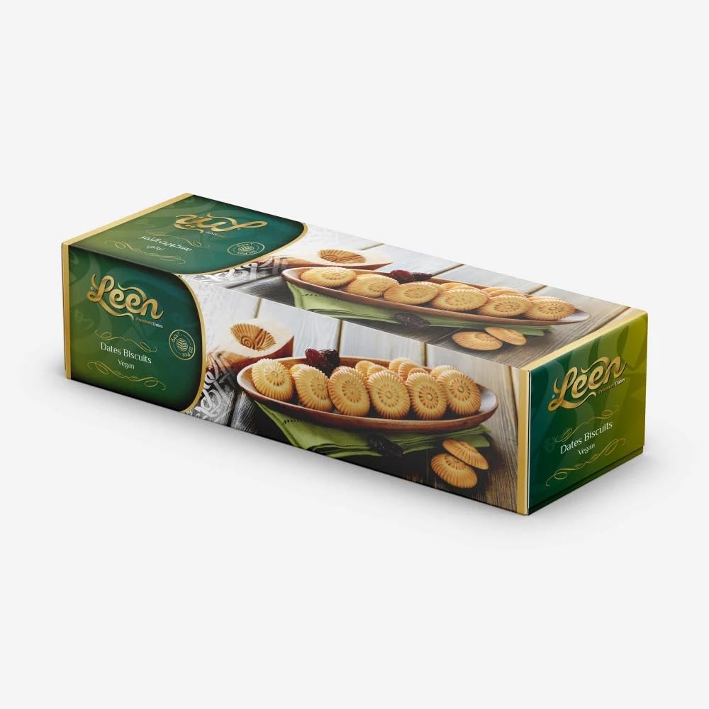Vegan Dates Biscuits 400 g, Arabic Cookies – 400g | Plant-Based Cookies Made …