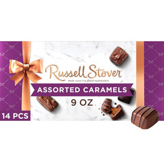 Russell Stover Assorted Caramels in Milk and Dark Chocolate, Mother’S Day Chocol