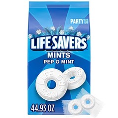 LIFE SAVERS Pep-O-Mint Peppermint Hard Candy Individually Wrapped, Party