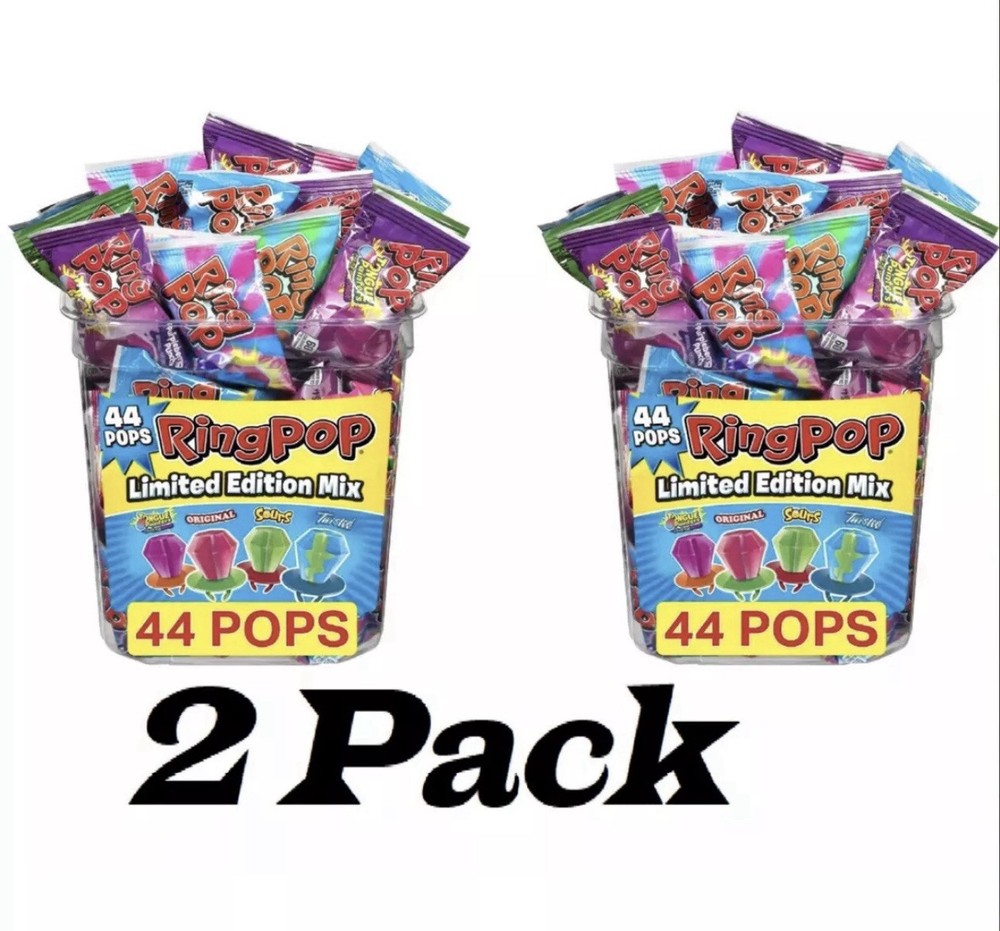 Ring Pop Variety Pack, 0.5 oz., 44 ct 2-Pack