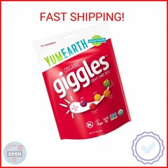 YumEarth Organic Giggles Chewy Candy – Allergy Friendly, No Artificial Dyes, Non