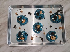 Handmade fresh baked Cookie Monster , 4oz Cookie, Soft baked Thick & Chewy