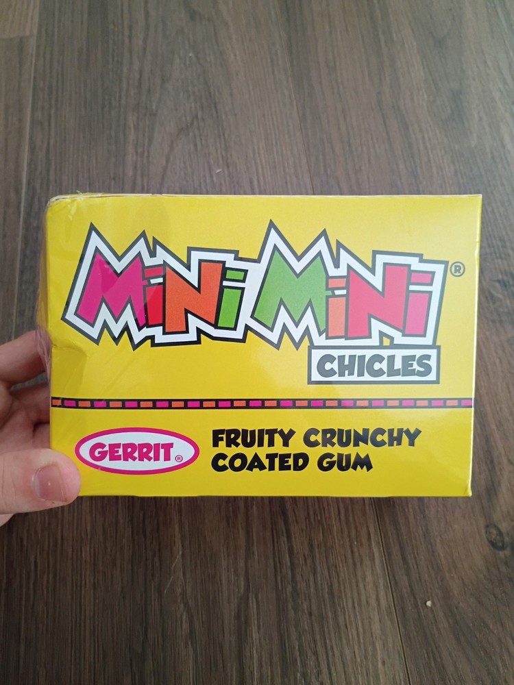 Gerrit 15.8 oz Box ASSORTED MINI MINI CHICLES Chiclets Chicle Gum Candy -20 Bags