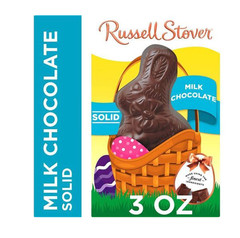 Russell Stover Milk Chocolate Bunnies, 3 oz Each, Pack of 2 Easter Candy