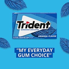 Chicle Sin Azucar Con Sabor Original, 14 Piezas (Paquete De 24) (336 Piezas En