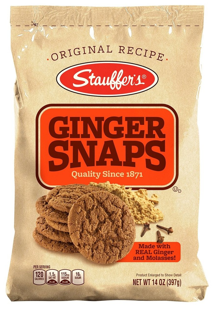Ginger Snaps Bag, 14-Ounce Bags (Pack of 6)