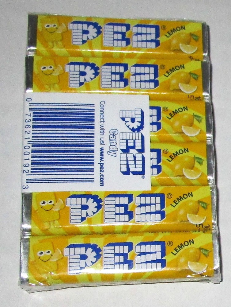 PEZ Candy Refills 6 Pack LEMON